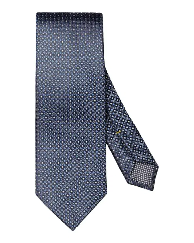 Eton Men's Basketweave Jacquard Silk Tie