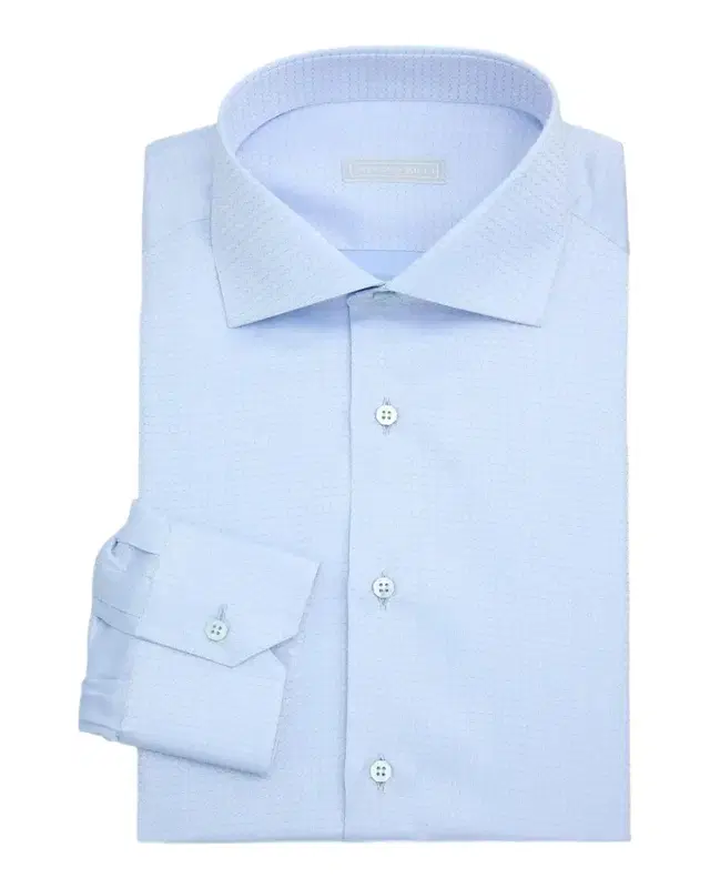 Stefano Ricci Men's Geometric Circle Cotton Dress Shirt