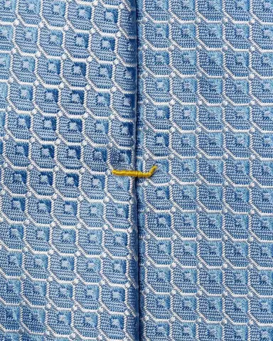 Eton Men's Geometric Jacquard Silk Tie | Thumbnail 3