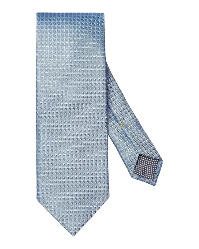 Eton Men's Geometric Jacquard Silk Tie