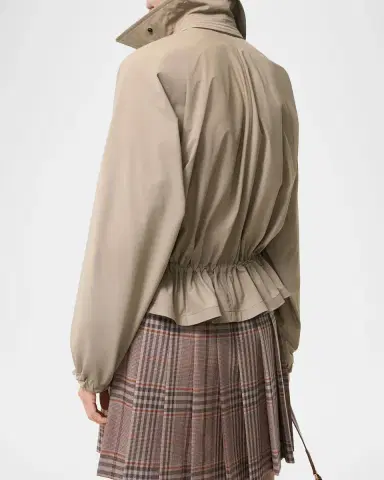 Burberry Rosewin Stretch-Nylon Double-Breasted Jacket | Thumbnail 2
