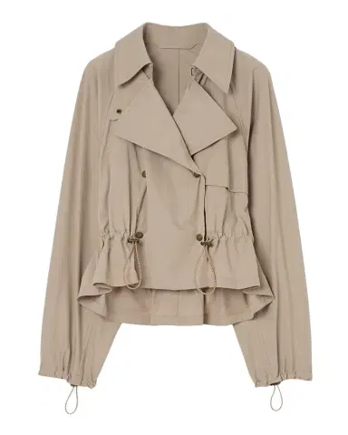 Burberry Rosewin Stretch-Nylon Double-Breasted Jacket | Thumbnail 1