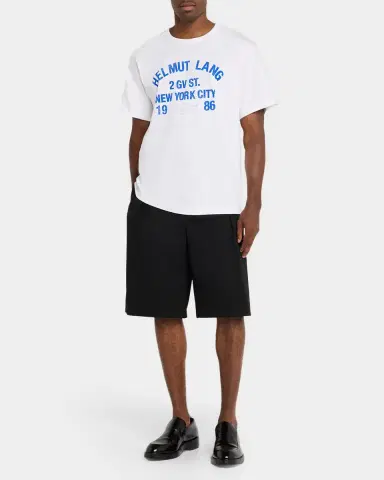 Helmut Lang Men's Varsity Logo Cotton T-Shirt | Thumbnail 2
