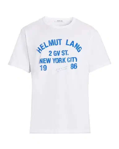 Helmut Lang Men's Varsity Logo Cotton T-Shirt | Thumbnail 1