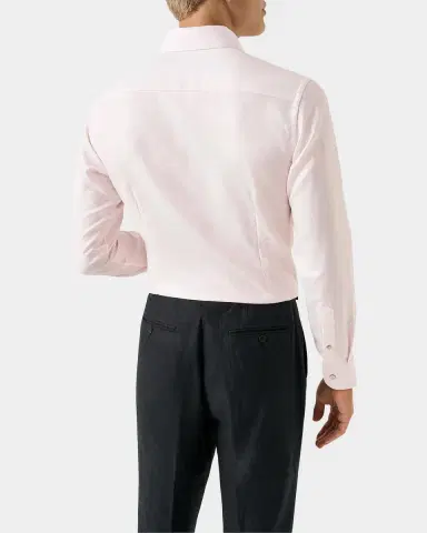 Eton Men's Cotton and Linen Solid Sport Shirt | Thumbnail 3 Eton Men's Cotton and Linen Solid Sport Shirt | Thumbnail 3