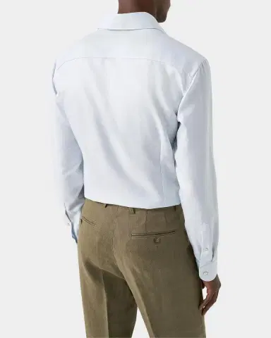 Eton Men's Cotton and Linen Sport Shirt | Thumbnail 3 Eton Men's Cotton and Linen Sport Shirt | Thumbnail 3