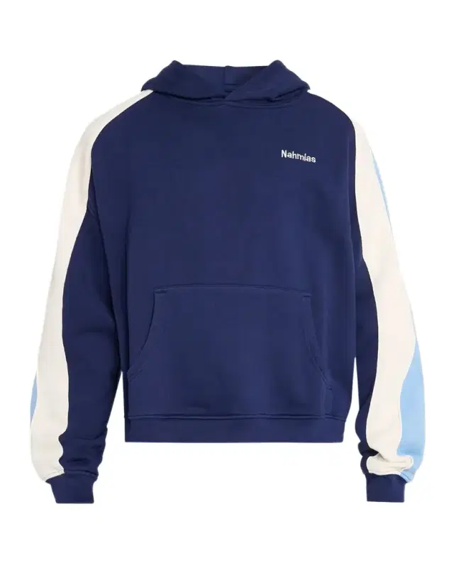 Nahmias Men's Ollie Colorblocked Cotton Hoodie