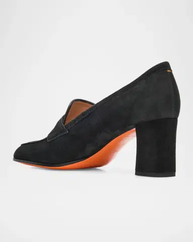 Santoni Carla 65MM Suede Pumps | Thumbnail 4 Santoni Carla 65MM Suede Pumps | Thumbnail 4