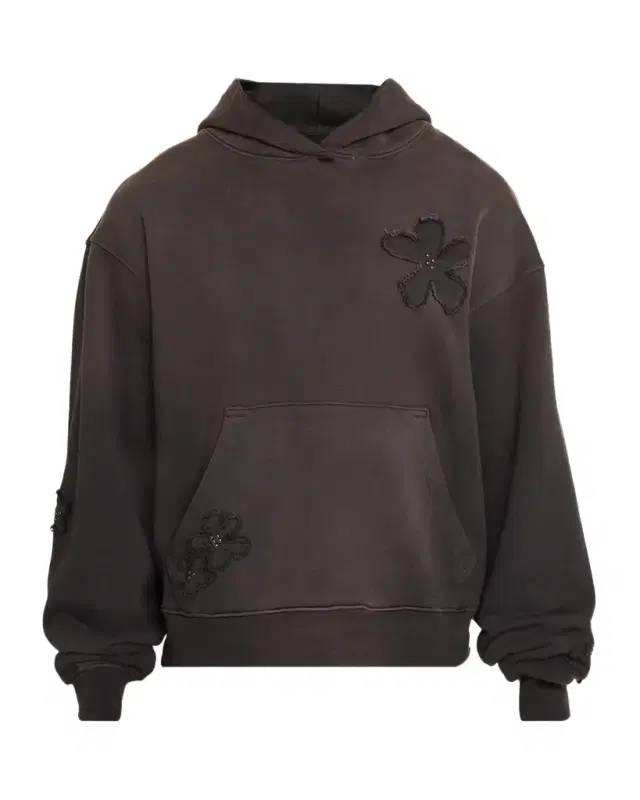 Nahmias Men's Flower-Patch Cotton Hoodie