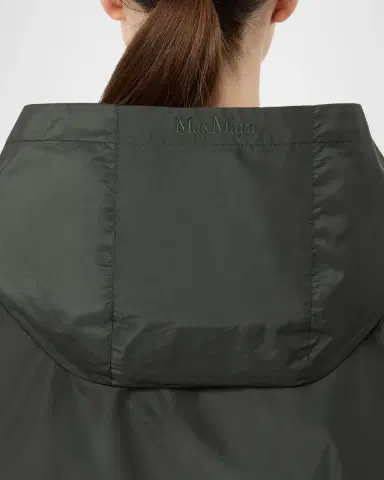 Max Mara Water-Repellent Taffeta Hooded Jacket | Thumbnail 5