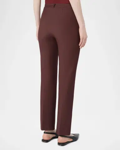 Max Mara Umanita Cropped Stretch Cotton Trousers | Thumbnail 3