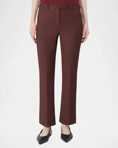 Max Mara Umanita Cropped Stretch Cotton Trousers | Thumbnail 4