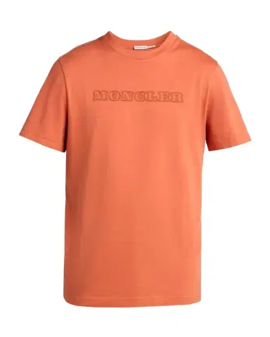 Moncler Men's Tonal Logo Outline Crewneck T-Shirt | Thumbnail 1