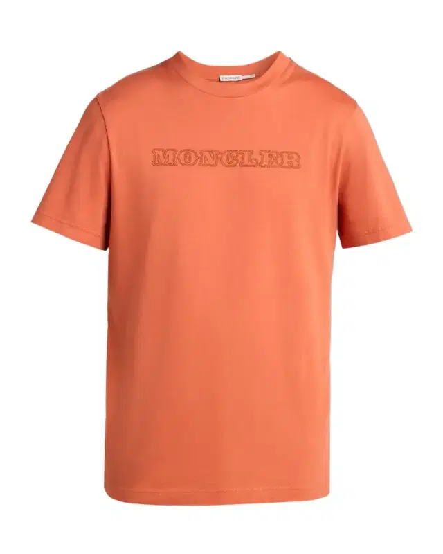 Moncler Men's Tonal Logo Outline Crewneck T-Shirt