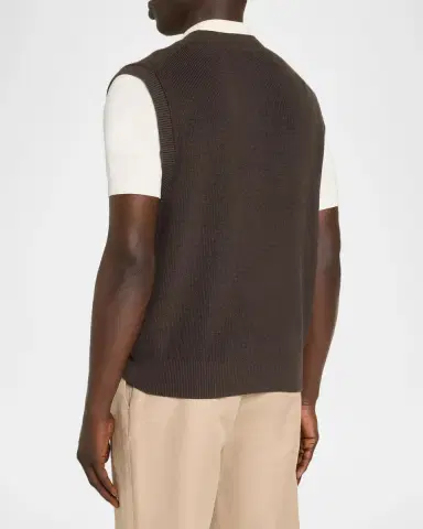 Vince Men's Cotton Rib-Knit Vest | Thumbnail 3