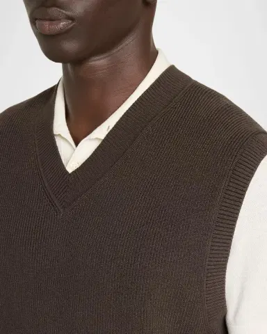 Vince Men's Cotton Rib-Knit Vest | Thumbnail 5
