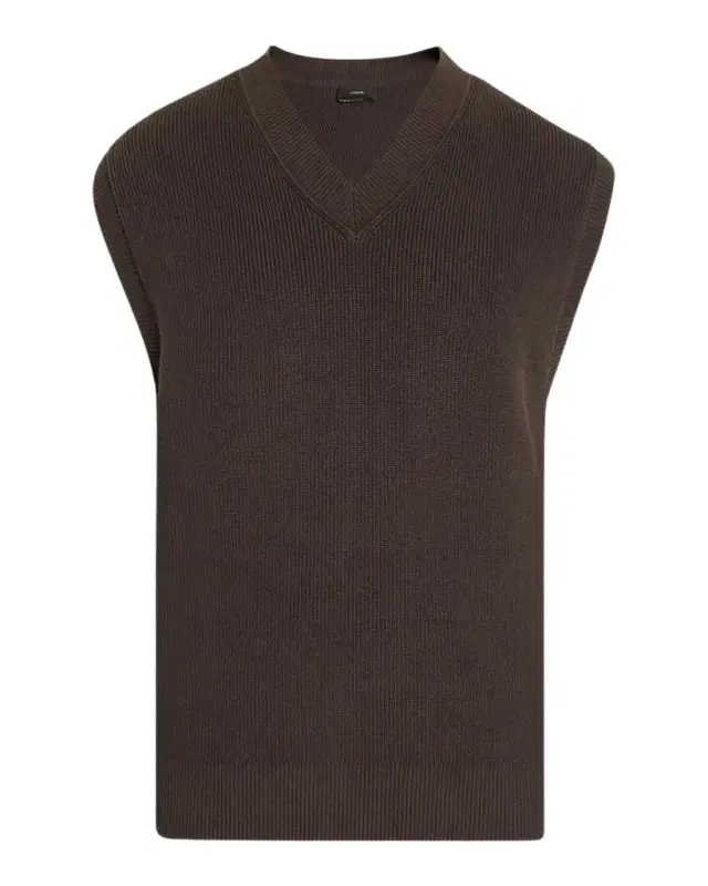 Vince Men's Cotton Rib-Knit Vest