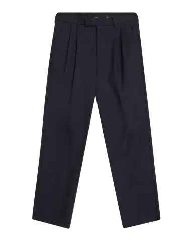 Vince Men's Twill Straight-Leg Pleated Trousers | Thumbnail 1 Vince Men's Twill Straight-Leg Pleated Trousers | Thumbnail 1
