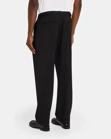Frame Men's Tropical Wool Pleated Trousers | Thumbnail 3