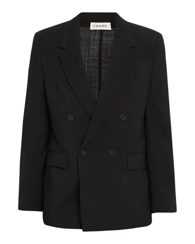 Frame Men's Tropical Wool Double-Breasted Blazer
