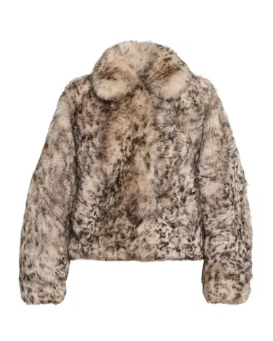 Brunello Cucinelli Spotted Lamb Shearling Short Jacket | Thumbnail 1