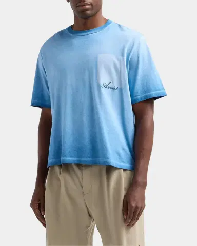AMIRI Faded Pocket Crop T-Shirt | Thumbnail 4