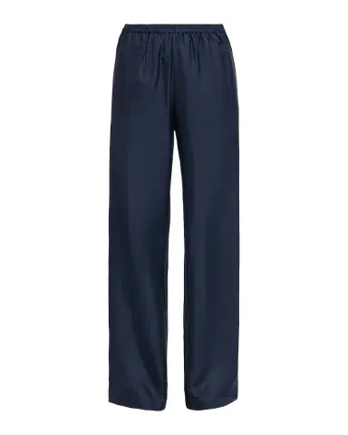 Loulou de Saison Alera Satin Wide-Leg Pants | Thumbnail 1