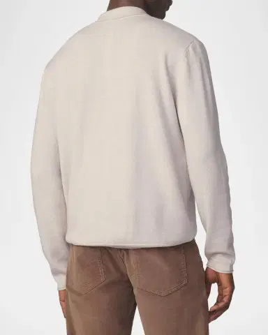 Joe's Jeans Men's Merino Wool Polo Sweater | Thumbnail 3