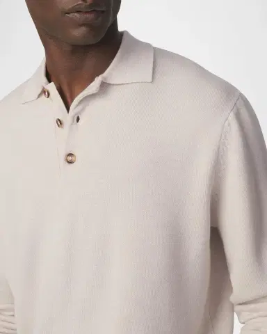 Joe's Jeans Men's Merino Wool Polo Sweater | Thumbnail 5