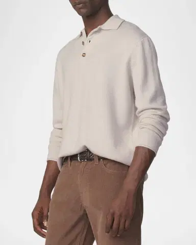 Joe's Jeans Men's Merino Wool Polo Sweater | Thumbnail 6
