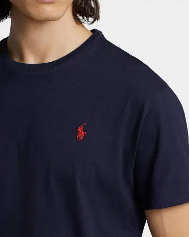 Polo Ralph Lauren Men's Cotton Jersey Crewneck Classic-Fit T-Shirt | Thumbnail 5 Polo Ralph Lauren Men's Cotton Jersey Crewneck Classic-Fit T-Shirt | Thumbnail 5