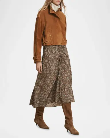 Veronica Beard Bateman Suede Jacket | Thumbnail 2
