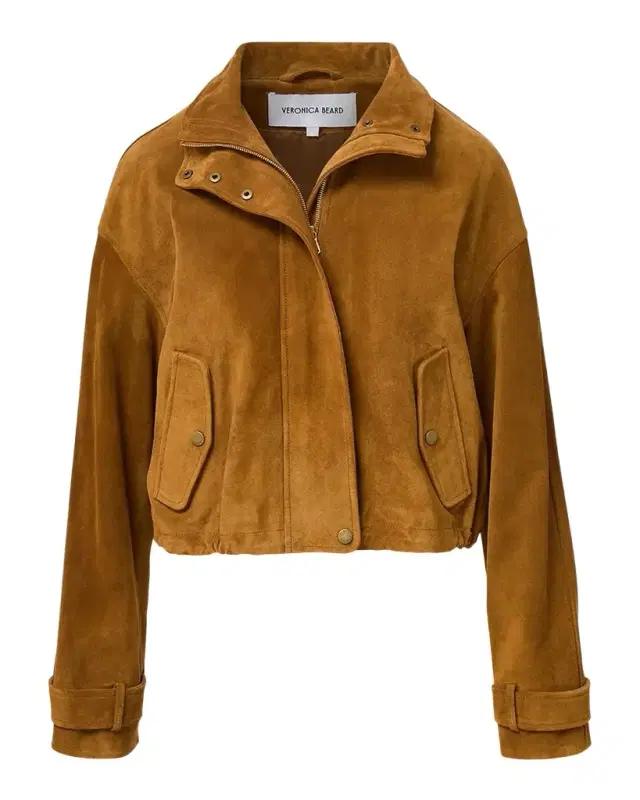 Veronica Beard Bateman Suede Jacket