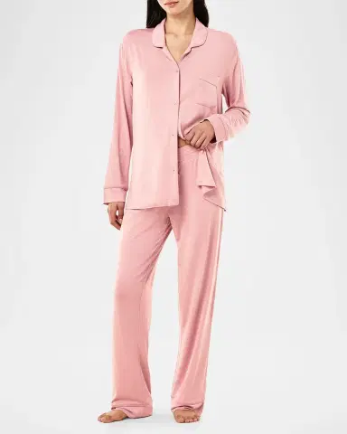 Papinelle Kate Soft Modal Long Pajama Set | Thumbnail 2