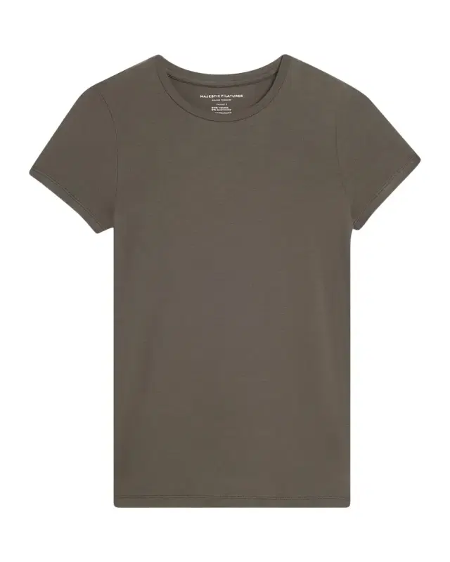 Majestic Filatures Soft Touch Short-Sleeve Crewneck T-Shirt