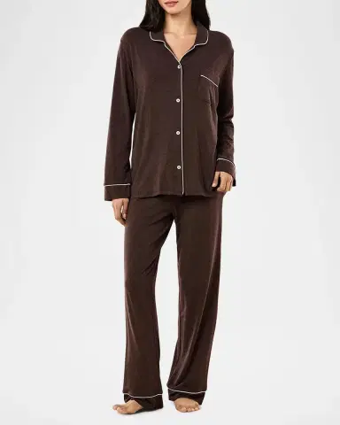 Papinelle Kate Soft Modal Long Pajama Set | Thumbnail 2 Papinelle Kate Soft Modal Long Pajama Set | Thumbnail 2