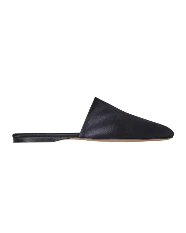 The Row Tilda Satin Slip-On Mules
