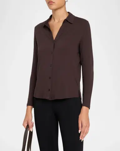 Majestic Filatures Soft Touch Button-Front Shirt | Thumbnail 4