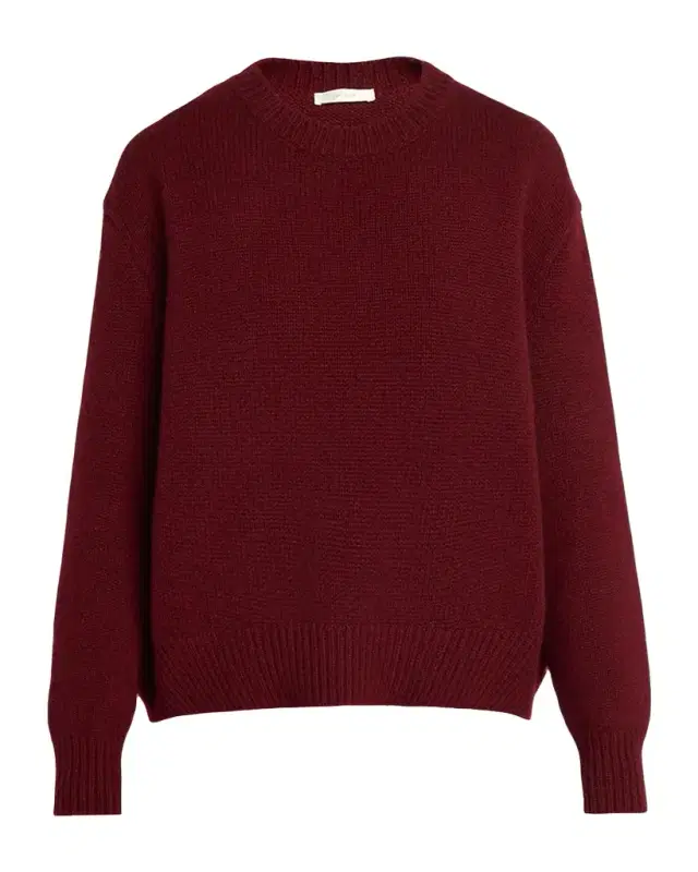 The Row Parth Cashmere Oversized Crewneck Sweater