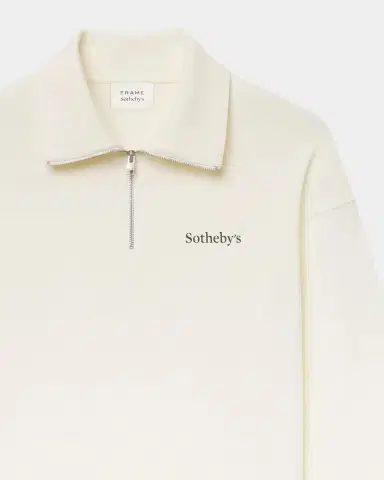 Frame Men's x Sotheby's Cotton Quarter-Zip Sweatshirt | Thumbnail 2