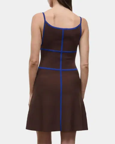Staud Jaquelin Bonded Mini Dress | Thumbnail 3 Staud Jaquelin Bonded Mini Dress | Thumbnail 3