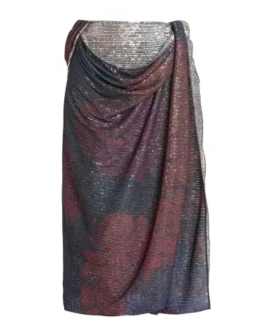 MM6 MAISON MARGIELA Sequined Draped Midi Skirt | Thumbnail 1