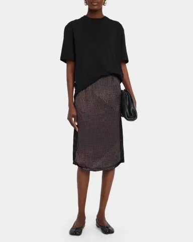 MM6 MAISON MARGIELA Paisley Print Midi Pencil Skirt | Thumbnail 2