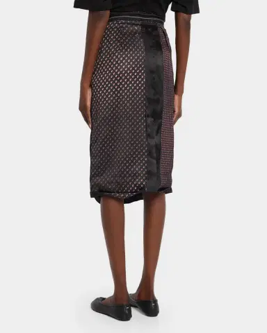 MM6 MAISON MARGIELA Paisley Print Midi Pencil Skirt | Thumbnail 3
