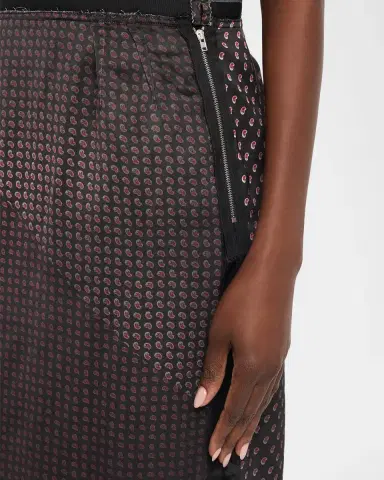 MM6 MAISON MARGIELA Paisley Print Midi Pencil Skirt | Thumbnail 5