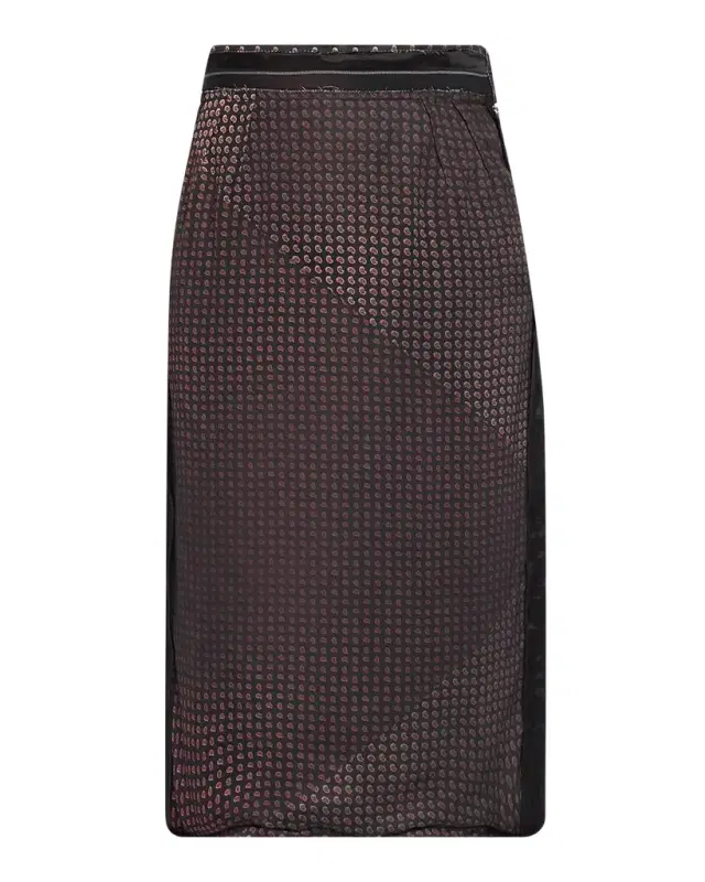 MM6 MAISON MARGIELA Paisley Print Midi Pencil Skirt