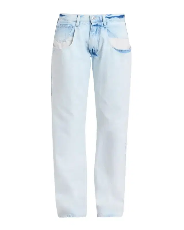 MM6 MAISON MARGIELA Bleached Denim Wide-Leg Jeans