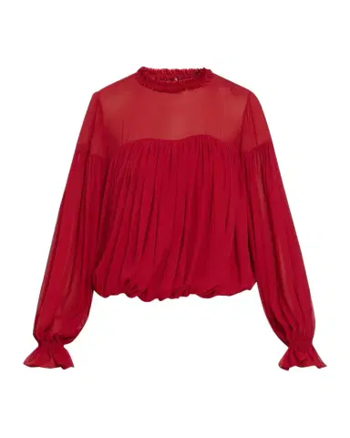 Ulla Johnson Pearl Silk Chiffon Blouse | Thumbnail 1 Ulla Johnson Pearl Silk Chiffon Blouse | Thumbnail 1