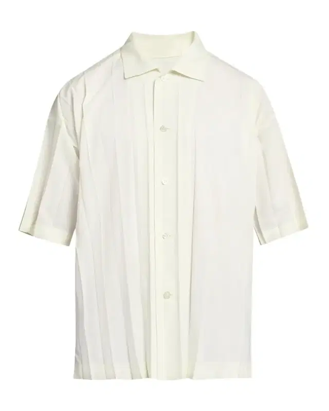 Homme Plissé Issey Miyake Men's Edge Pleated Short-Sleeve Shirt