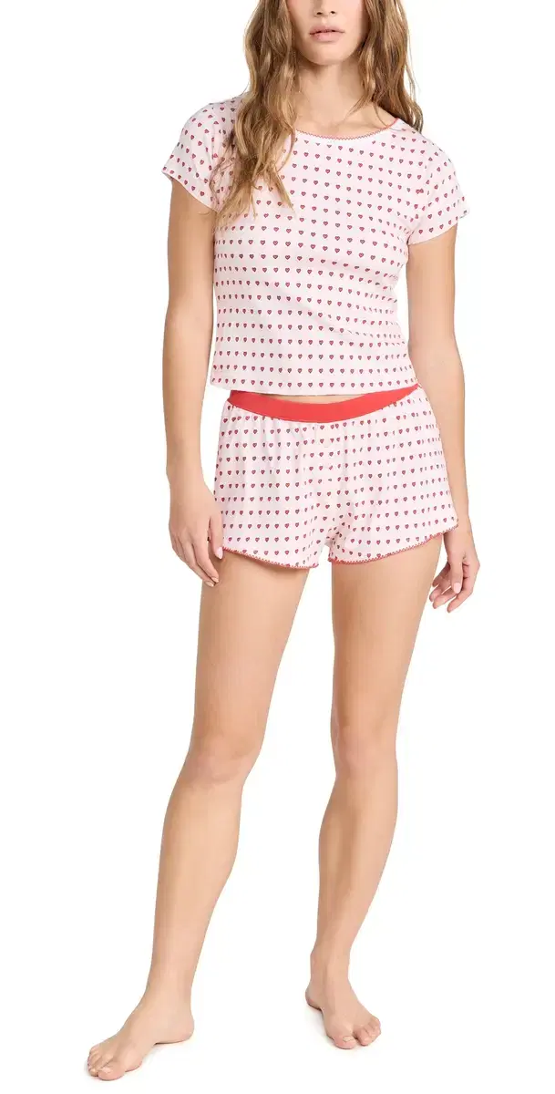 Cozyland by Morgan Lane uzie Pajama et Floating Hearts